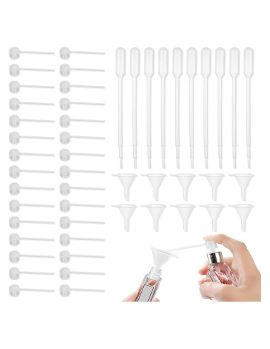 Kit de Recarga de Perfume ChaserRoad 50 Piezas - Embudos y Cuentagotas