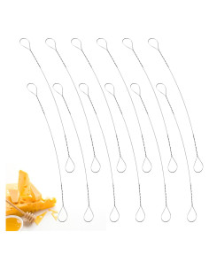Set de 12 Cortadores de Queso con Alambre Larrel - Acero Inoxidable