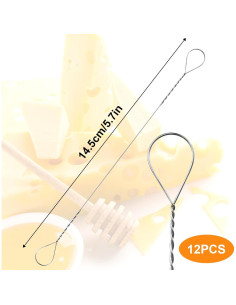 Set de 12 Cortadores de Queso con Alambre Larrel - Acero Inoxidable 2