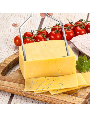 Set de 12 Cortadores de Queso con Alambre Larrel - Acero Inoxidable
