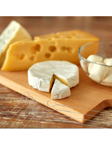 Set de 12 Cortadores de Queso con Alambre Larrel - Acero Inoxidable