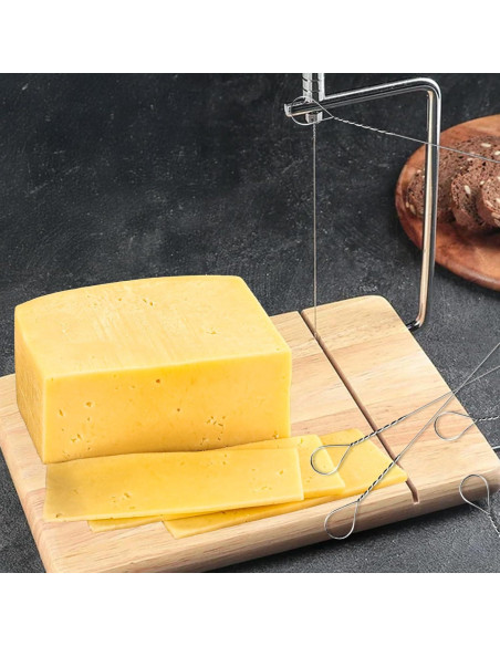 Set de 12 Cortadores de Queso con Alambre Larrel - Acero Inoxidable