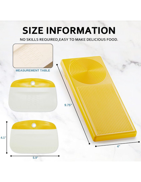 Prensa de Ravioli MUMSUNG con Rodillo y Tabla de Gnocchi