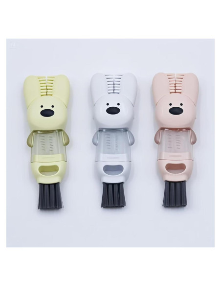 Cepillo de Limpieza 4 en 1 TacoMynxify - Set de 3 Unidades