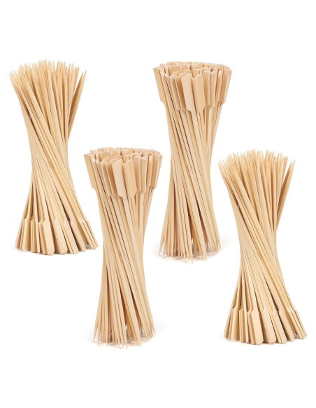 Palitos de Bambú Natural Newflager 25.4 cm - 400 Piezas