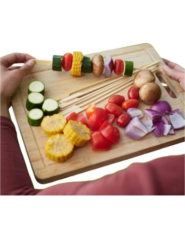 Palitos de Bambú Natural Newflager 25.4 cm - 400 Piezas