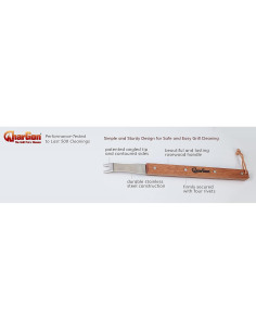 Herramienta de Limpieza de Parrillas CharGon Acero Inoxidable 2