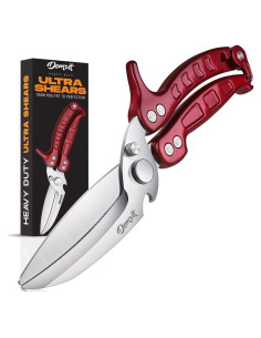 Tijeras de Aves de Corral Demzit 2024 - Acero Inoxidable, Antideslizantes