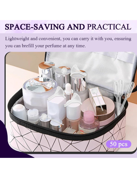 Kit de Recarga de Perfume ChaserRoad 50 Piezas - Embudos y Cuentagotas