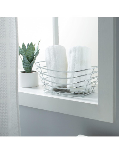 Cesta de Toallas de Alambre Simplify 30.7x19.1x12.9 cm