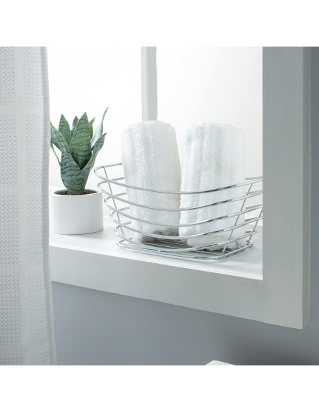 Cesta de Toallas de Alambre Simplify 30.7x19.1x12.9 cm