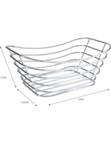 Cesta de Toallas de Alambre Simplify 30.7x19.1x12.9 cm