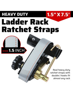 Correas de Sujeción Towmax 7.5ft (2.29m) con Gancho en J 2