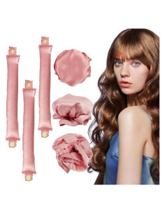 Juego de Rizador de Cabello Sin Calor RYTABEE - 6 Piezas