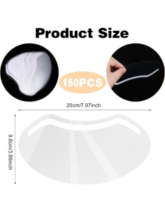 150 Protectores Faciales Desechables Hpmjz para Maquillaje 2