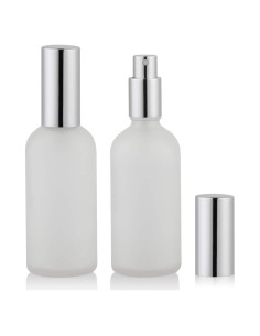 Botellas de Spray de Vidrio Esmerilado 100ml - 2 Pack con Accesorios
