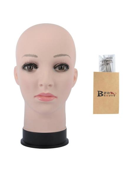 Cabeza de Maniquí Beige BHD Beauty 28 cm para Pelucas