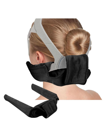 Almohadilla para Cuello CPAP JFHNMLW Negra - Suave y Transpirable