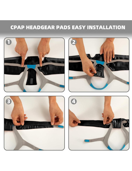 Almohadilla para Cuello CPAP JFHNMLW Negra - Suave y Transpirable