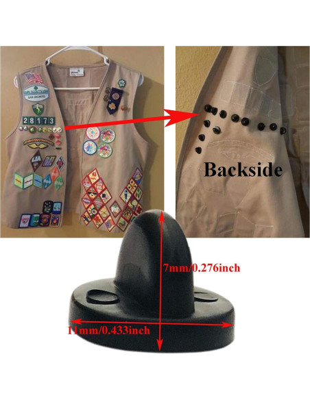 50 Respaldo de Pin de Goma PVC Clutch Mariposa Negro