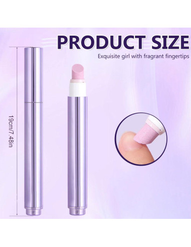 Lápiz de Cuidado de Uñas 3-en-1 Genérico con Aceite y Punta Cerámica