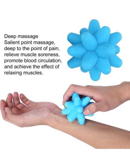 Pelotas de Masaje Espinosas Dioche - Set de 2, Silicona 80mm