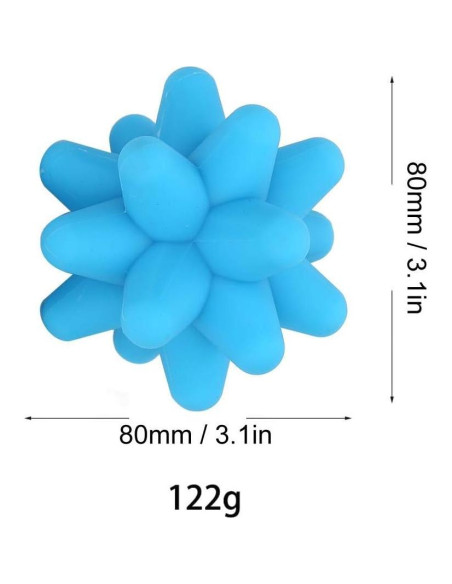 Pelotas de Masaje Espinosas Dioche - Set de 2, Silicona 80mm