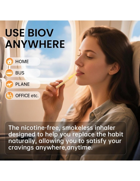 Paquete de 6 Inhaladores Naturales Biovikoting Sin Nicotina
