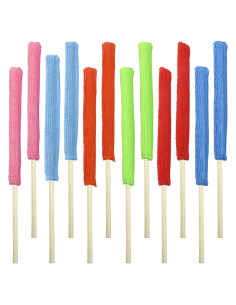Paquete de 12 Varitas de Plumería Microfibra AKVIBG 26cm