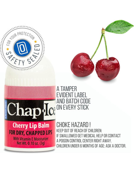 Bálsamo Labial Chap-Ice Mini 50 Barritas Sabores Variados