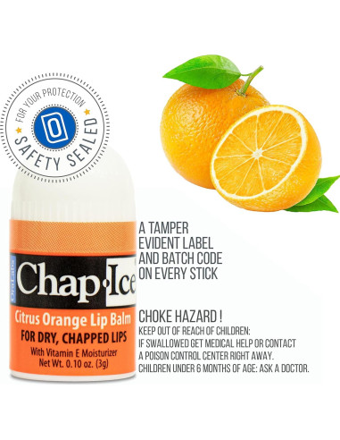 Bálsamo Labial Chap-Ice Mini 50 Barritas Sabores Variados