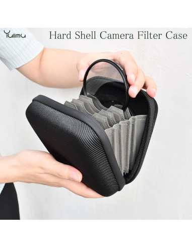 Funda Dura Yullmu para 6 Filtros de Cámara 95mm
