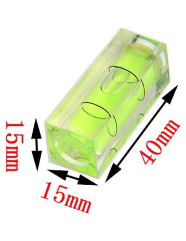 Nivel de Burbuja Mini Cuadrado UCCKEYI 40 Piezas 40mm