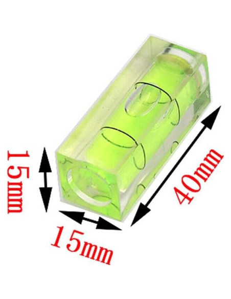 Nivel de Burbuja Mini Cuadrado UCCKEYI 40 Piezas 40mm