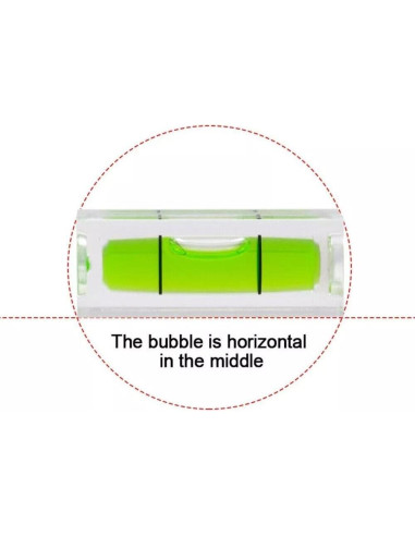 Nivel de Burbuja Mini Cuadrado UCCKEYI 40 Piezas 40mm