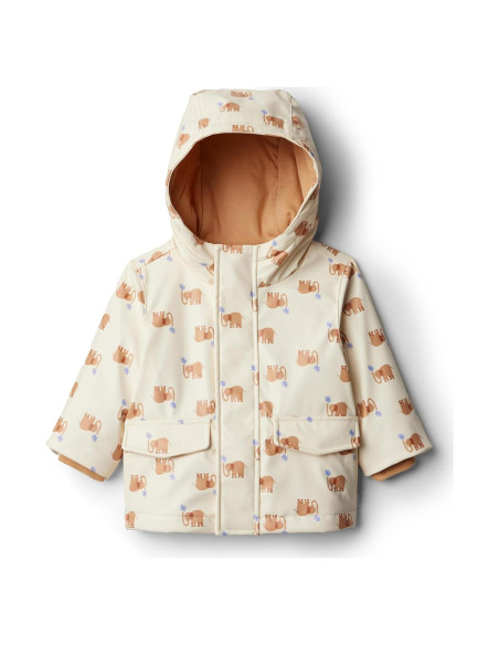 Chaqueta de Lluvia Repelente Amazon Essentials 3T Elefantes