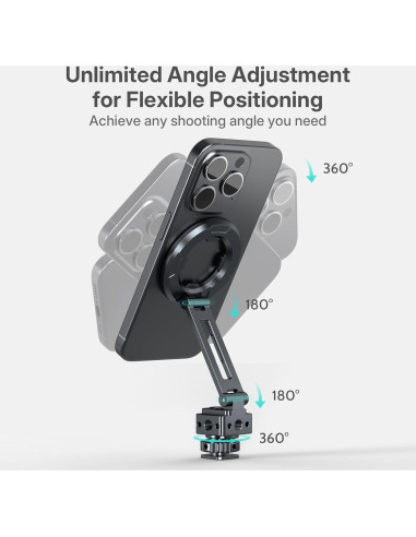 Soporte de trípode magnético Leaplumin para iPhone y iPad