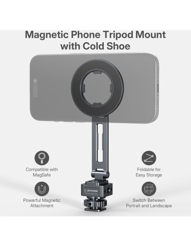 Soporte de trípode magnético Leaplumin para iPhone y iPad