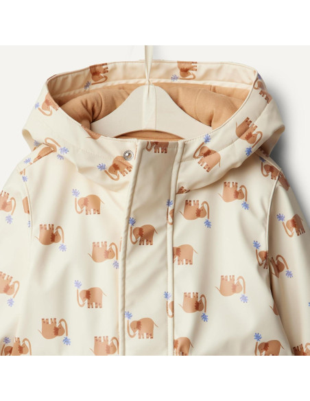 Chaqueta de Lluvia Repelente Amazon Essentials 3T Elefantes