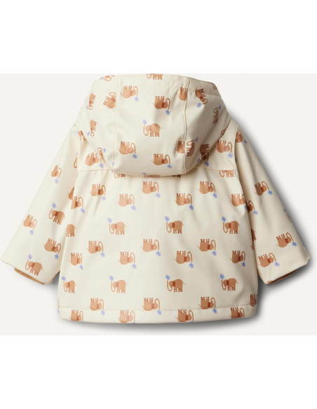 Chaqueta de Lluvia Repelente Amazon Essentials 3T Elefantes