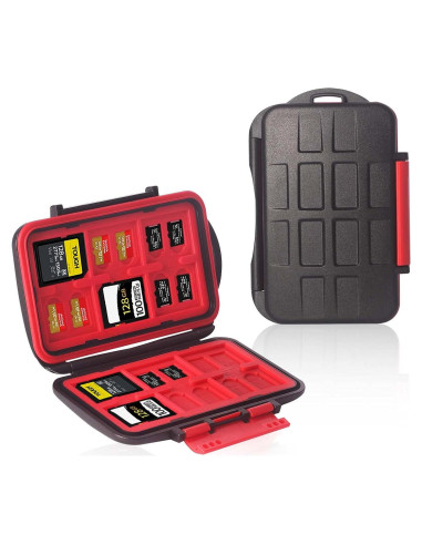 Estuche LYNCA para 36 Tarjetas de Memoria SD y TF Resistente