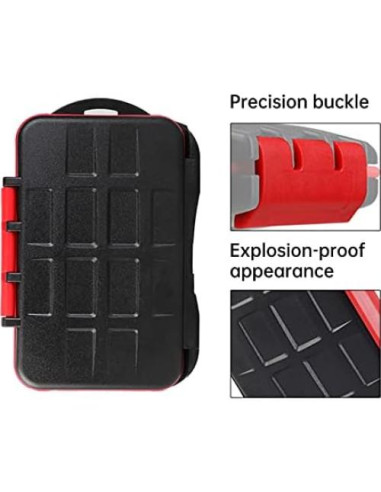 Estuche LYNCA para 36 Tarjetas de Memoria SD y TF Resistente