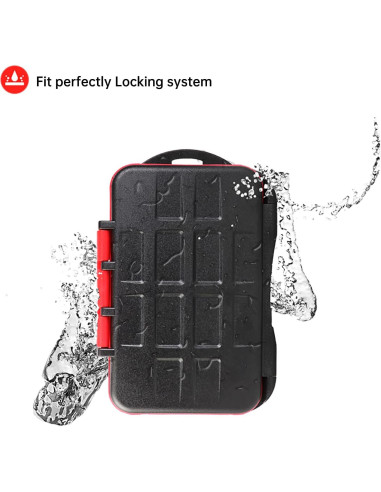 Estuche LYNCA para 36 Tarjetas de Memoria SD y TF Resistente