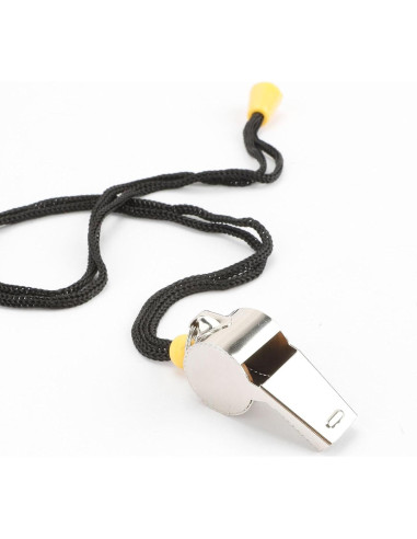 Silbato de Entrenador Bsofing de Acero Inoxidable con Cordón