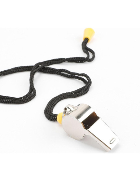 Silbato de Entrenador Bsofing de Acero Inoxidable con Cordón