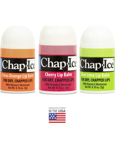 Bálsamo Labial Chap-Ice Mini 50 Barritas Sabores Variados