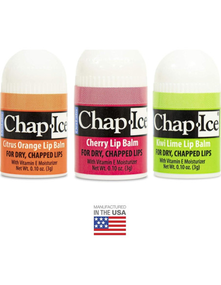 Bálsamo Labial Chap-Ice Mini 50 Barritas Sabores Variados