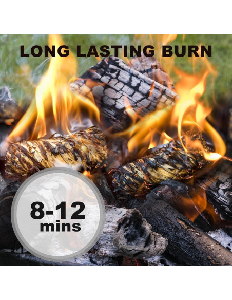 Encendedores Naturales WABUPD 110 Pcs para BBQ y Camping