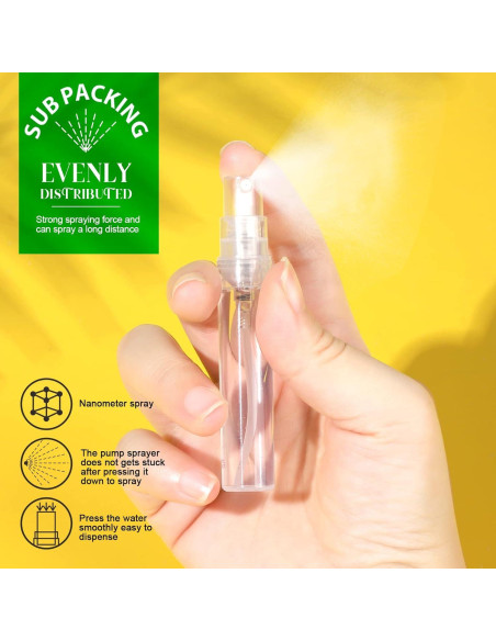 Botellas de Spray Mini 5ml Teenitor - 20 Piezas Reutilizables