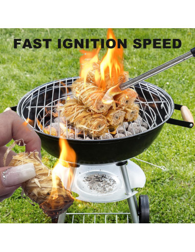 Encendedores Naturales WABUPD 110 Pcs para BBQ y Camping